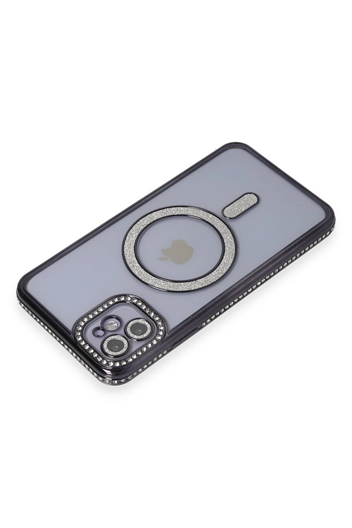 İphone 11 Kılıf Joke Si̇mli̇ Magneti̇csafe Kılıf - Si̇yah - Dropx4184-2179