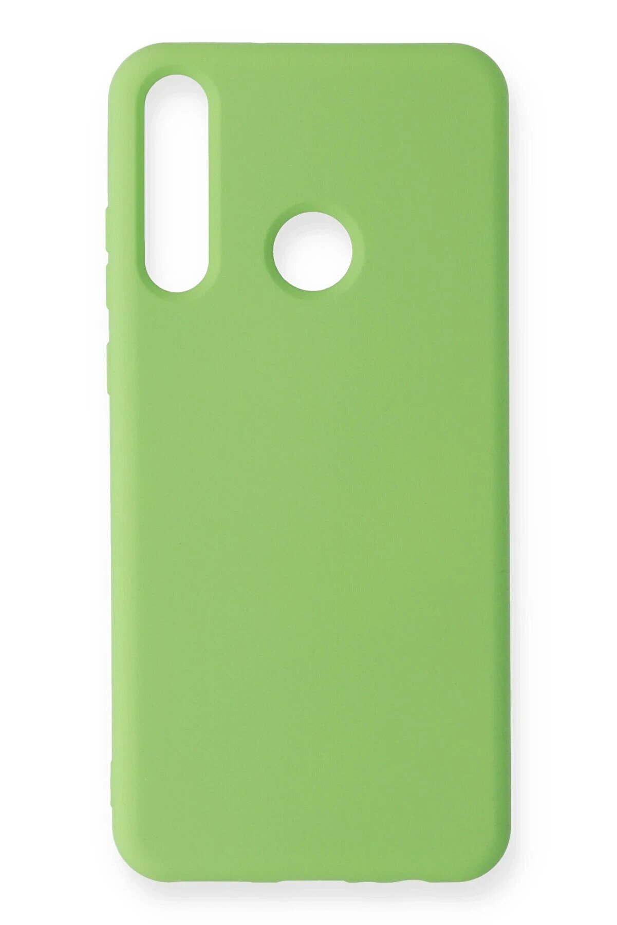 CepteToptan Huawei Y6P Kılıf Nano i&ccedil;i Kadife Silikon - Yeşil - DROPX3319-2404