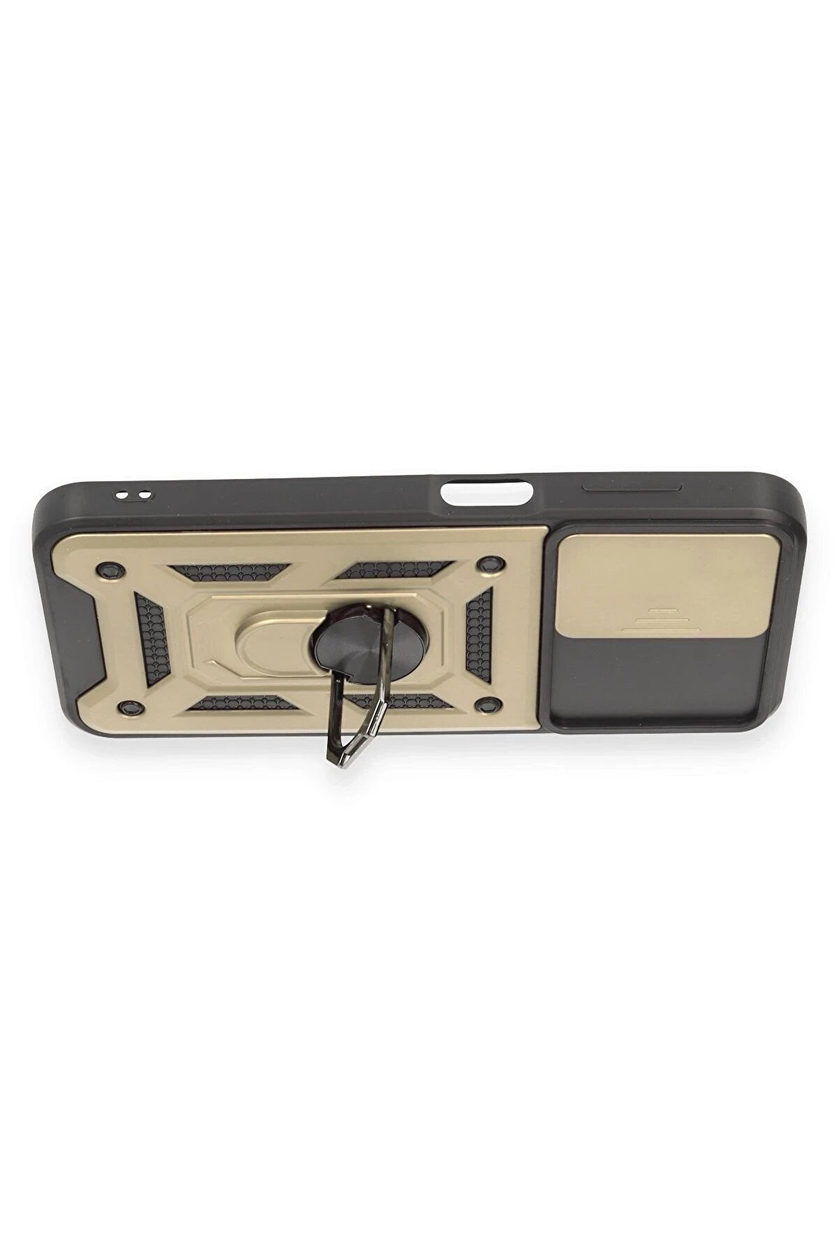 Samsung Galaxy M14 5G Kılıf Pars Lens Yüzüklü Si̇li̇kon - Gold - Dropx1671-7902