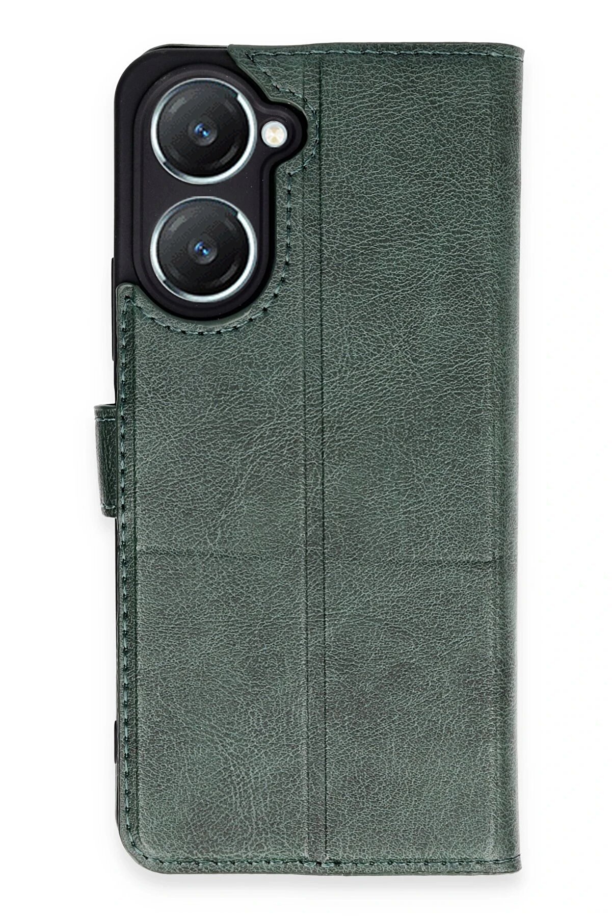 CepteToptan Vivo Y18 Kılıf Trend S Plus Kapaklı Kılıf - Yeşil - DROPX1030-5850