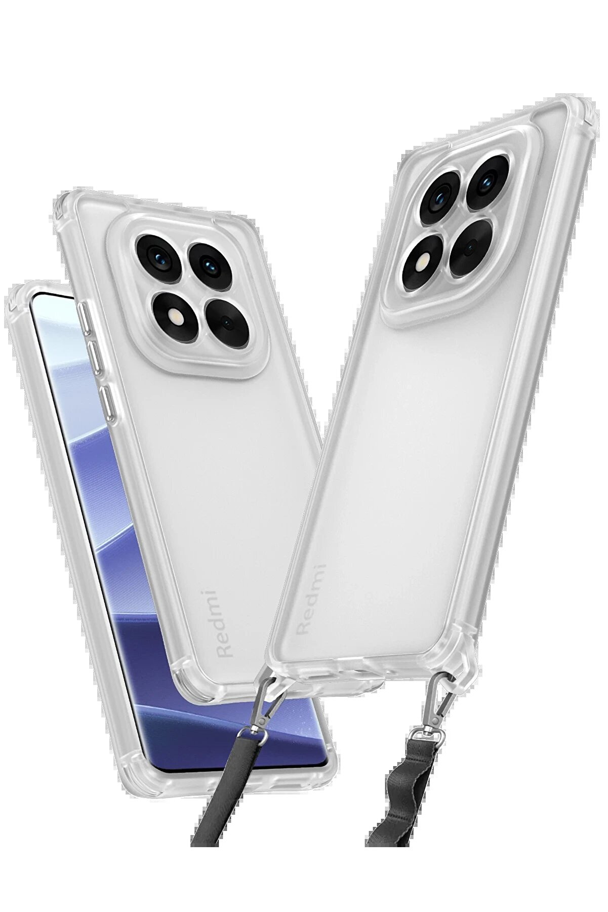 CepteToptan Xiaomi Redmi Note 14 Pro 5G Kılıf Penta Silikon Kılıf - Şeffaf - DROPX7015-3636