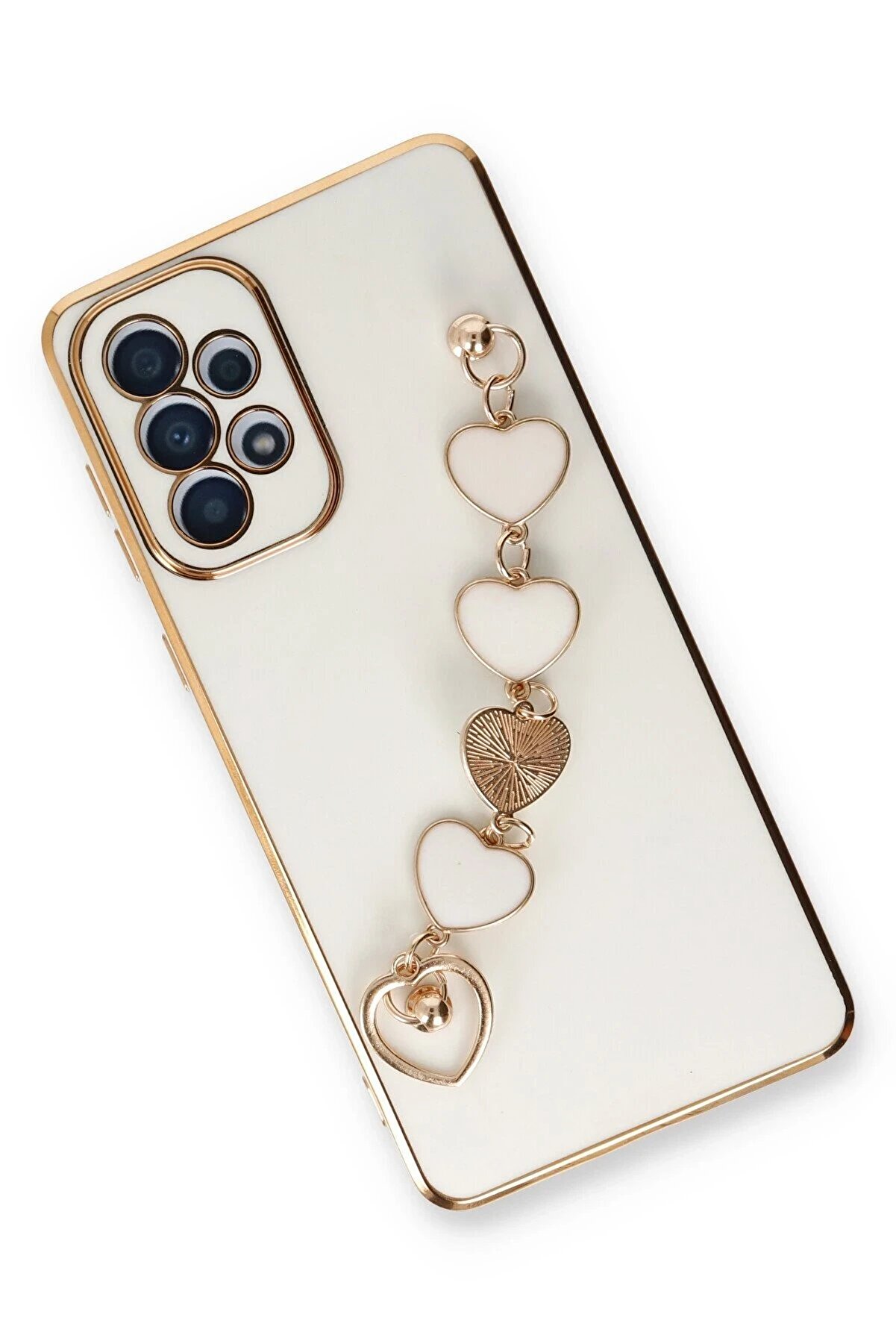 Samsung Galaxy A33 5G Kılıf Esi̇la Si̇li̇kon - Beyaz - Dropx1216-1634