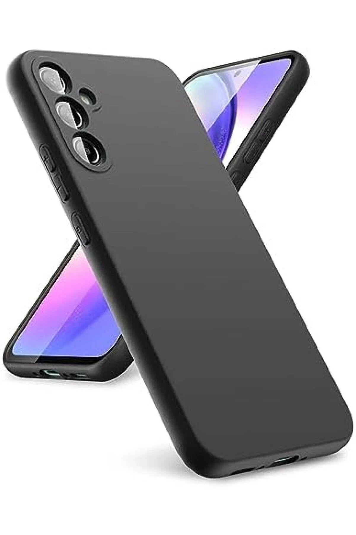 CepteToptan Samsung Galaxy A24 4G Kılıf First Silikon - Siyah - DROPX3658-7879