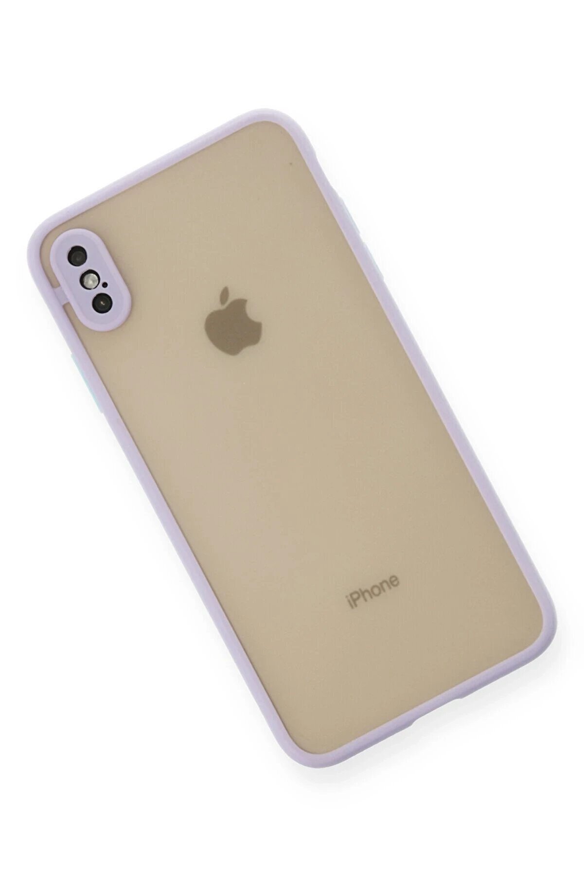 İphone X Kılıf Montreal Si̇li̇kon Kapak - Mor - Dropx4248-2958