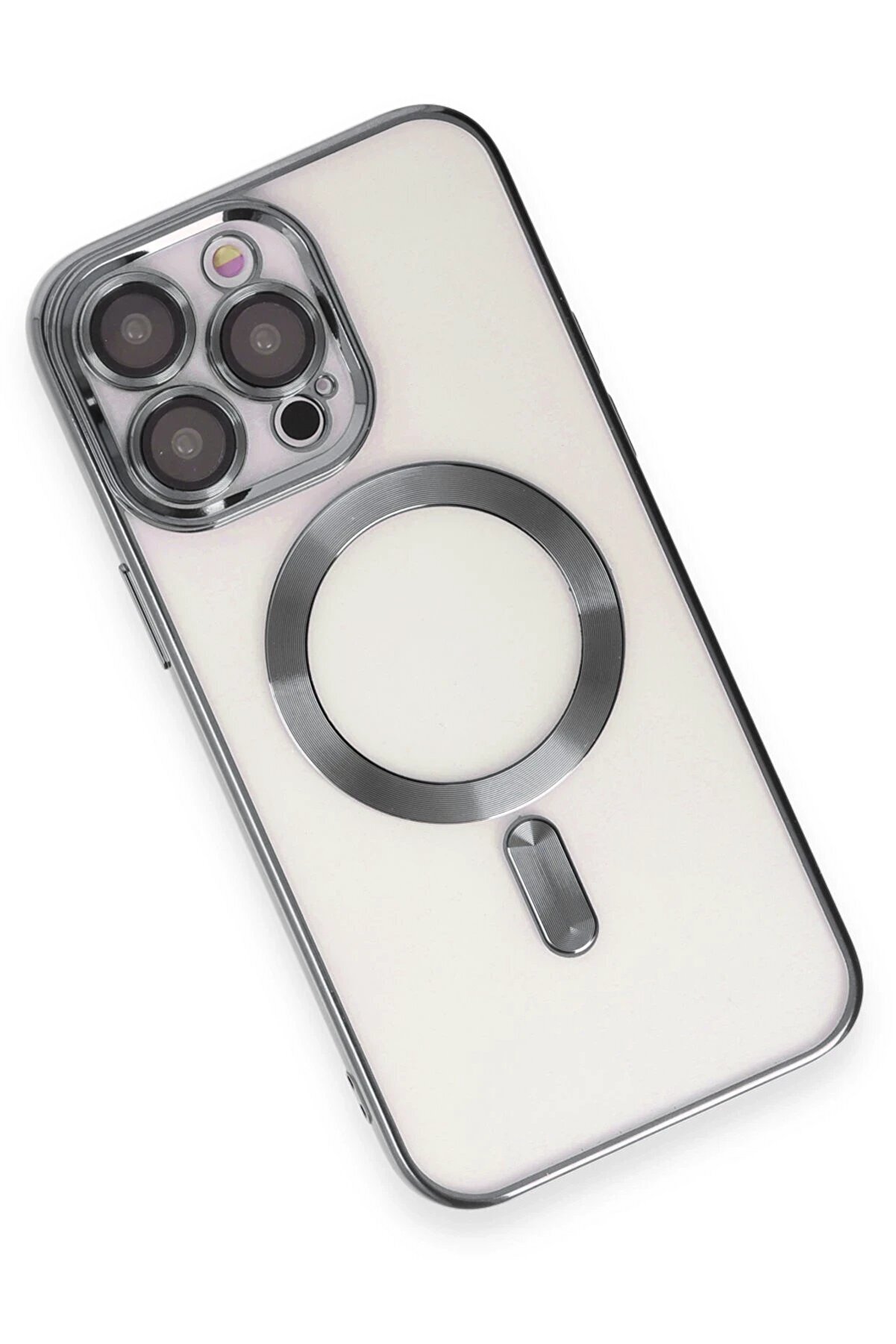 İphone 15 Pro Kılıf Kross Magneti̇csafe Kapak - Ti̇tan Gri̇ - Dropx8412-9919