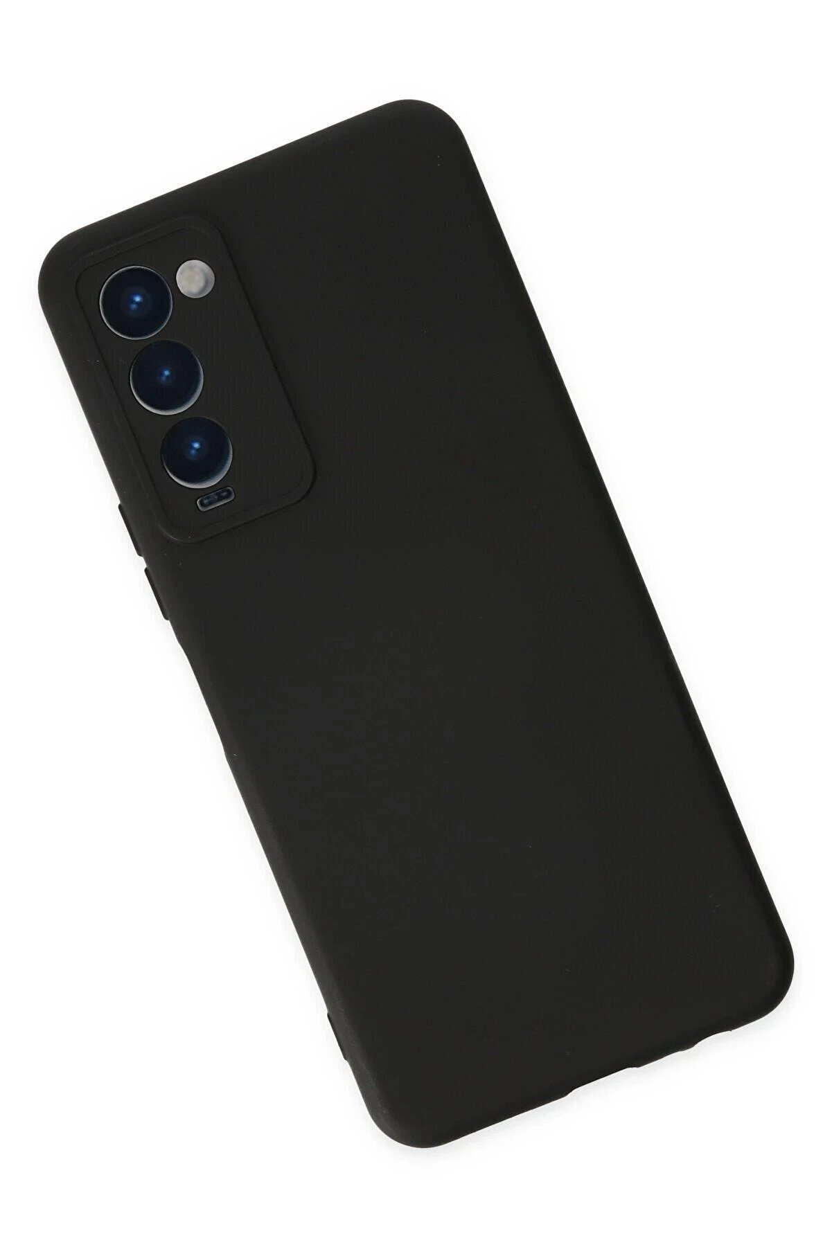 Tecno Camon 18 Kılıf Nano İçi̇ Kadi̇fe Si̇li̇kon - Si̇yah - Dropx4221-3207