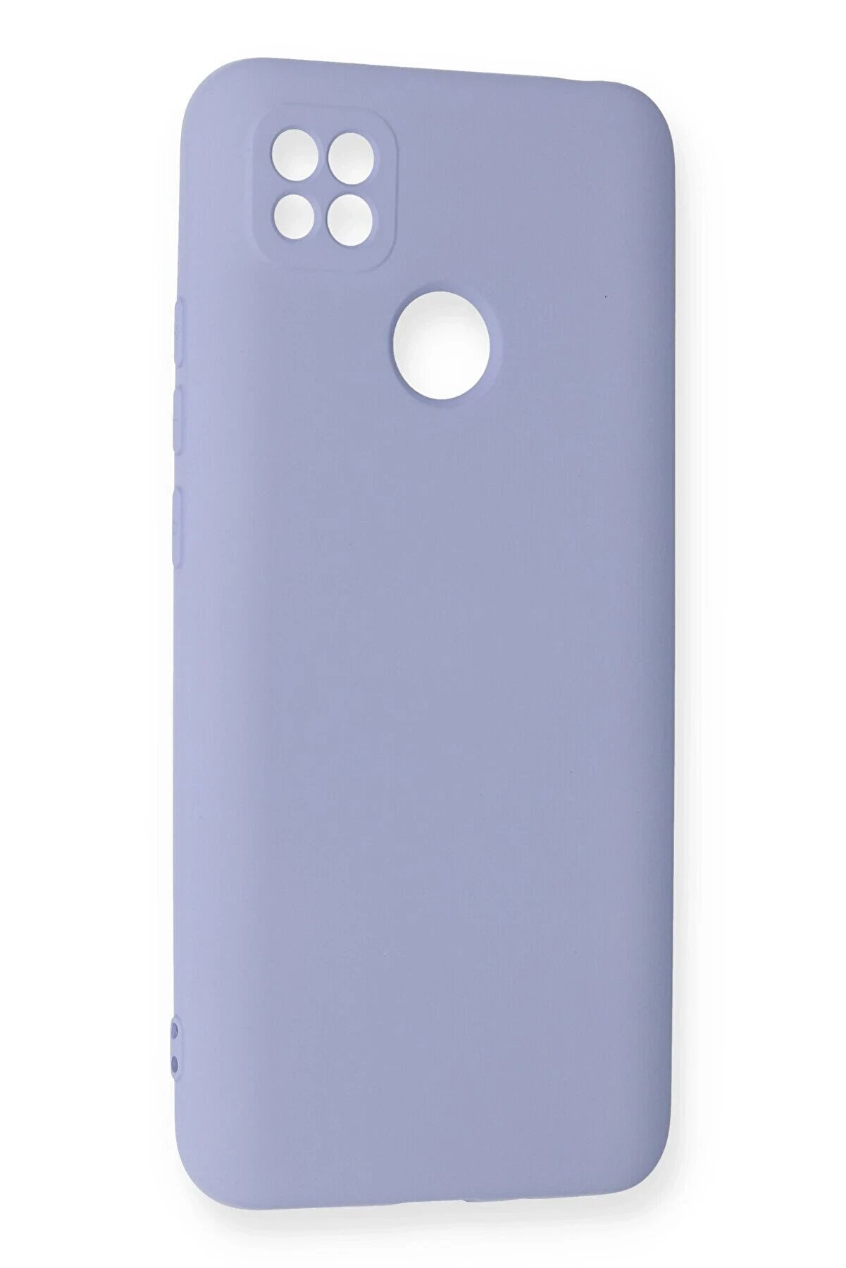 Xi̇aomi̇ Redmi̇ 9C Kılıf Nano İ&ccedil;i̇ Kadi̇fe Si̇li̇kon - Li̇la - Dropx2706-2147