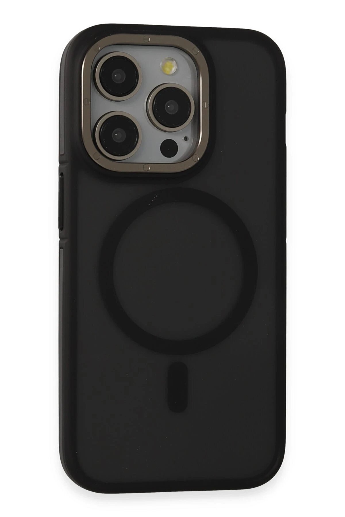 CepteToptan iPhone 14 Pro Max Kılıf Rocky Magsafe Kapak - Siyah - DROPX2865-9602