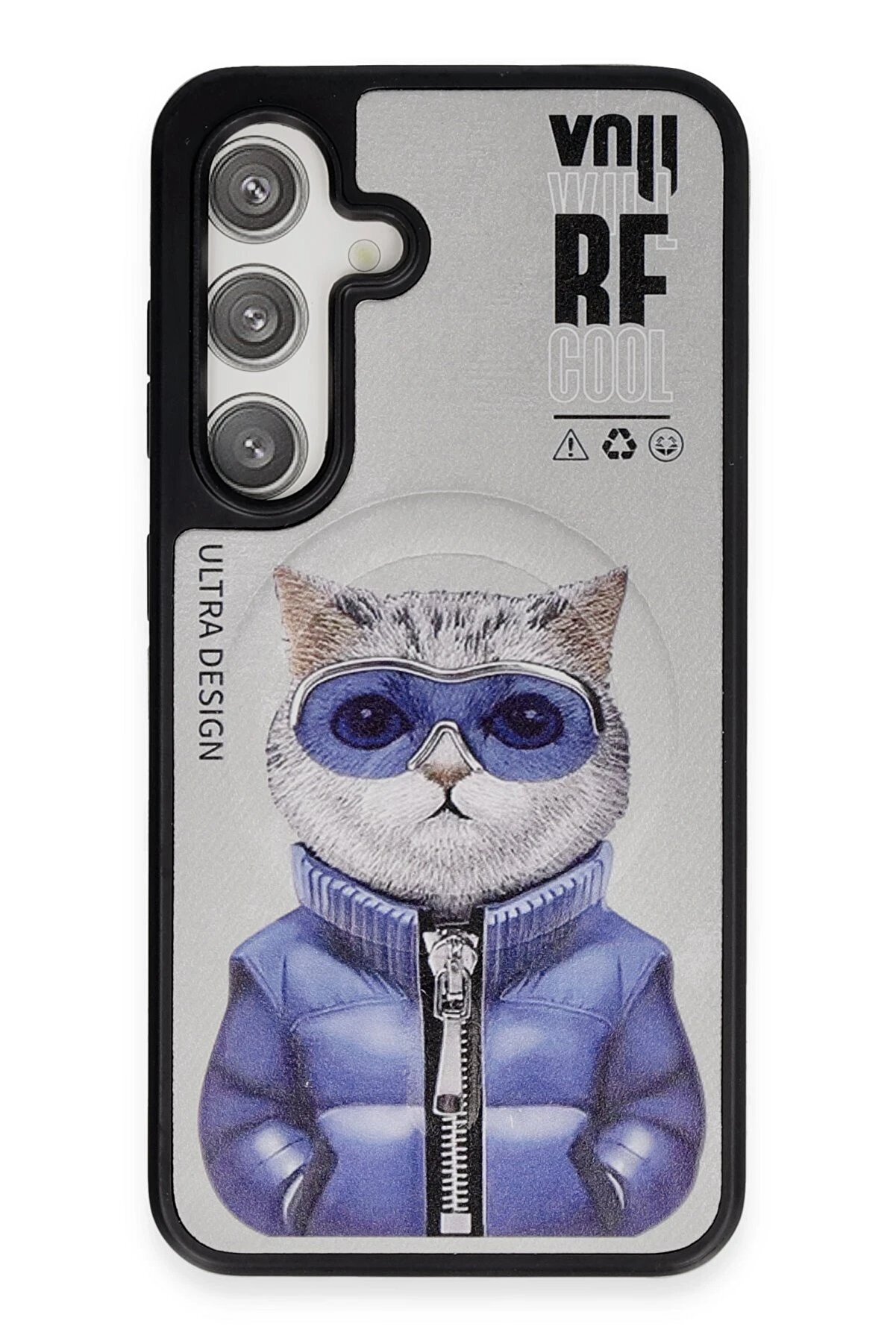 CepteToptan Samsung Galaxy S24 Fun Magsafe Kapak - Titan Gri-2 - DROPX7138-3517