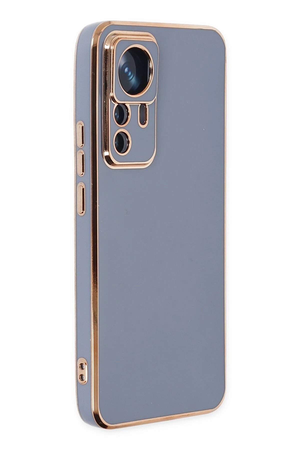 CepteToptan Xiaomi Mi 12T Pro Kılıf Volet Silikon - Mavi - DROPX4372-6686