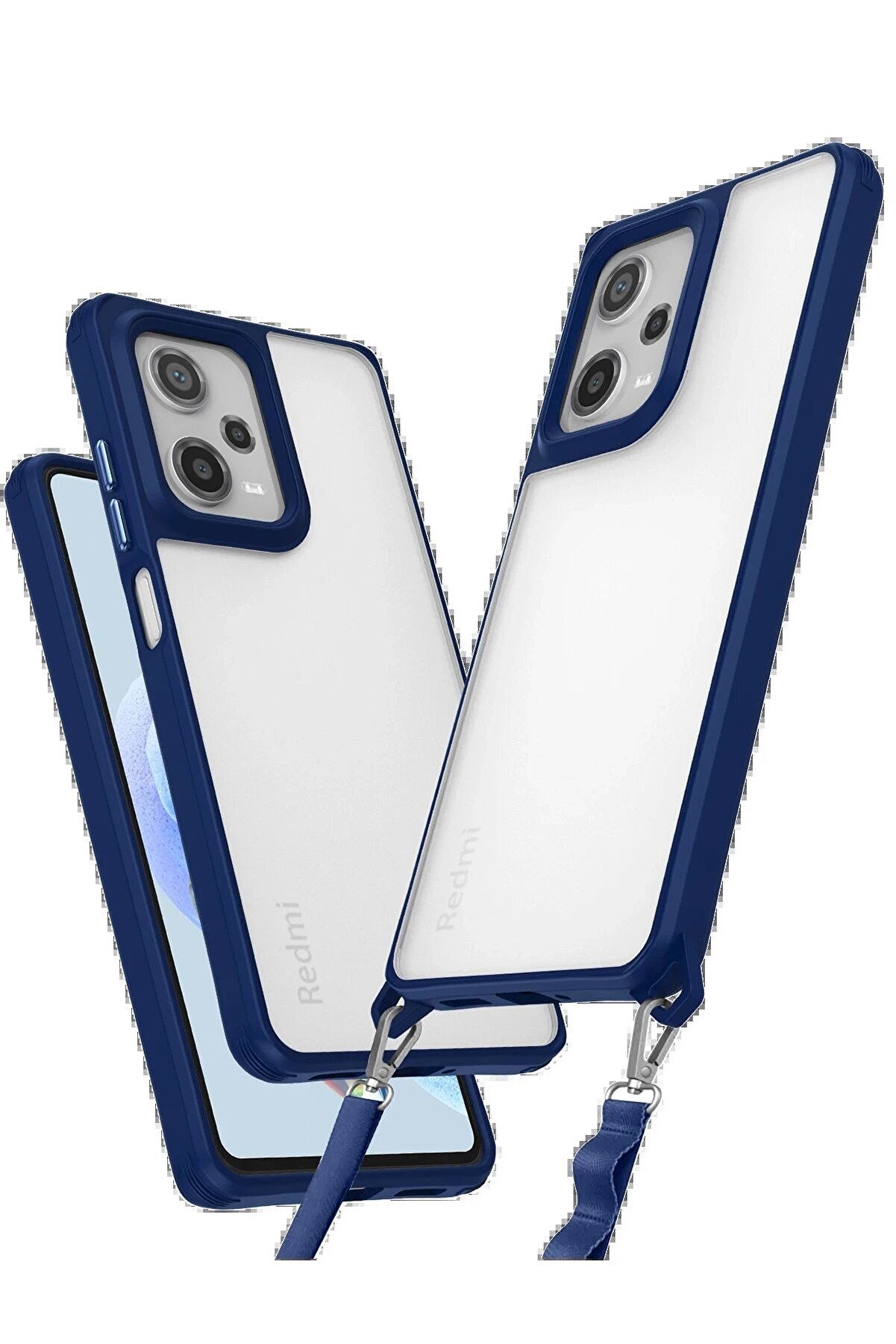 CepteToptan Xiaomi Redmi Note 12 Pro 5G Kılıf Penta Silikon Kılıf - Lacivert - DROPX1406-1291