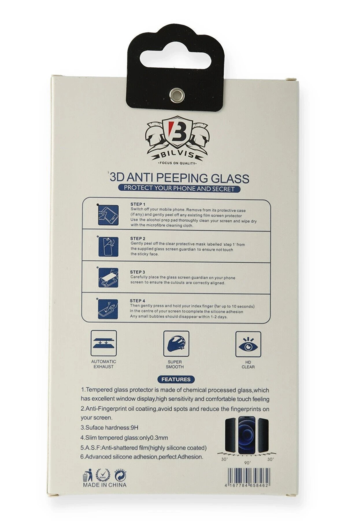 İphone 15 Bi̇lvi̇s Hayalet Cam Ekran Koruyucu - Dropx1319-1805