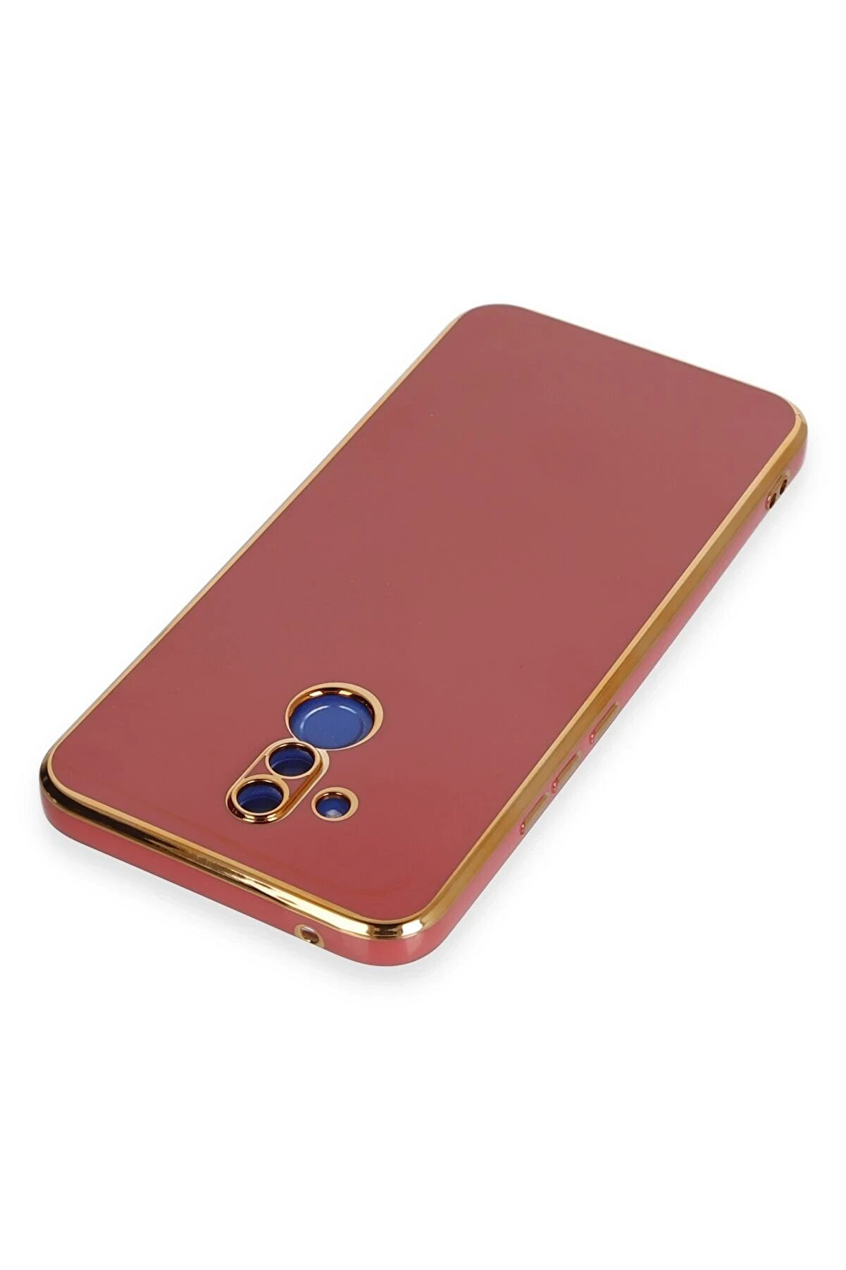 Huawei̇ Mate 20 Li̇te Kılıf Volet Si̇li̇kon - Kırmızı - Dropx7886-8244