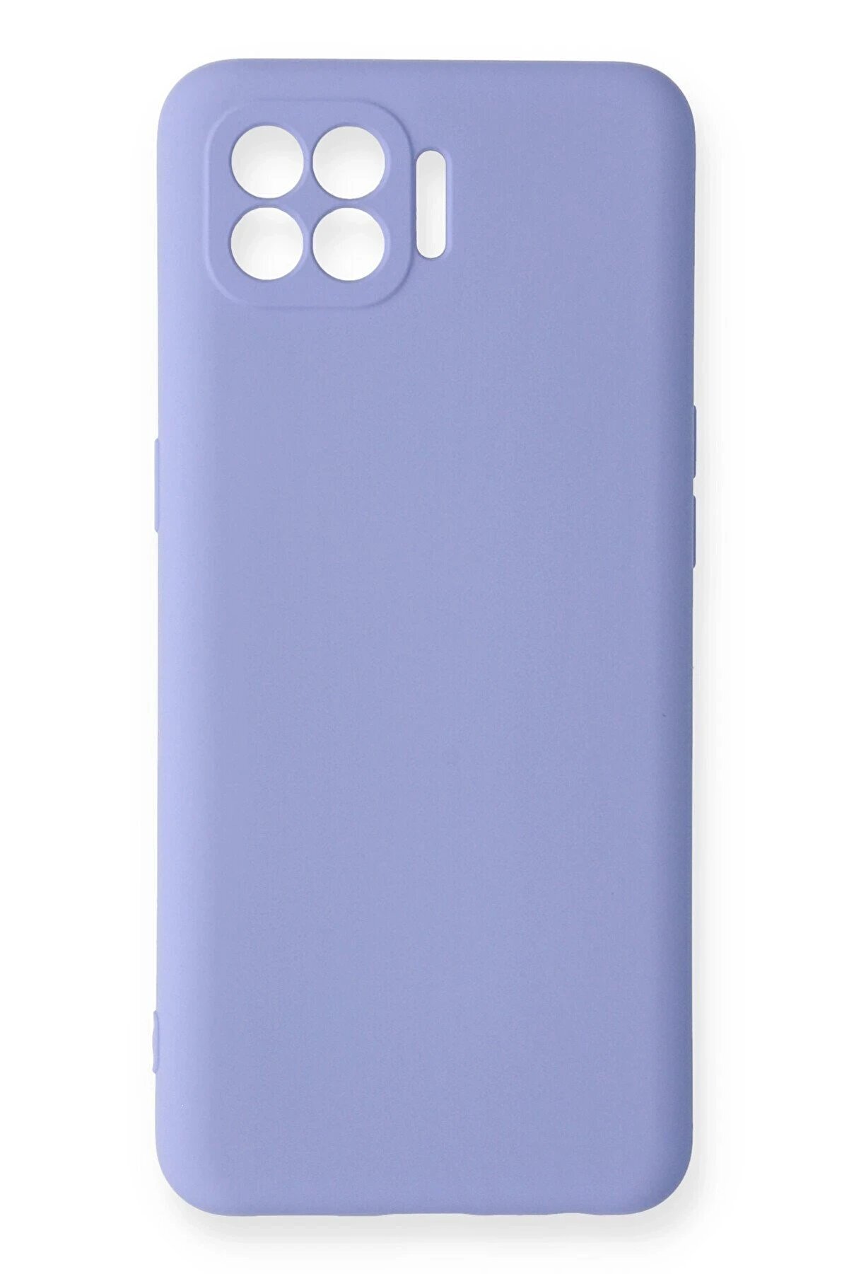 CepteToptan Oppo Reno 4 Lite Kılıf Nano içi Kadife Silikon - Lila - DROPX6088-6915