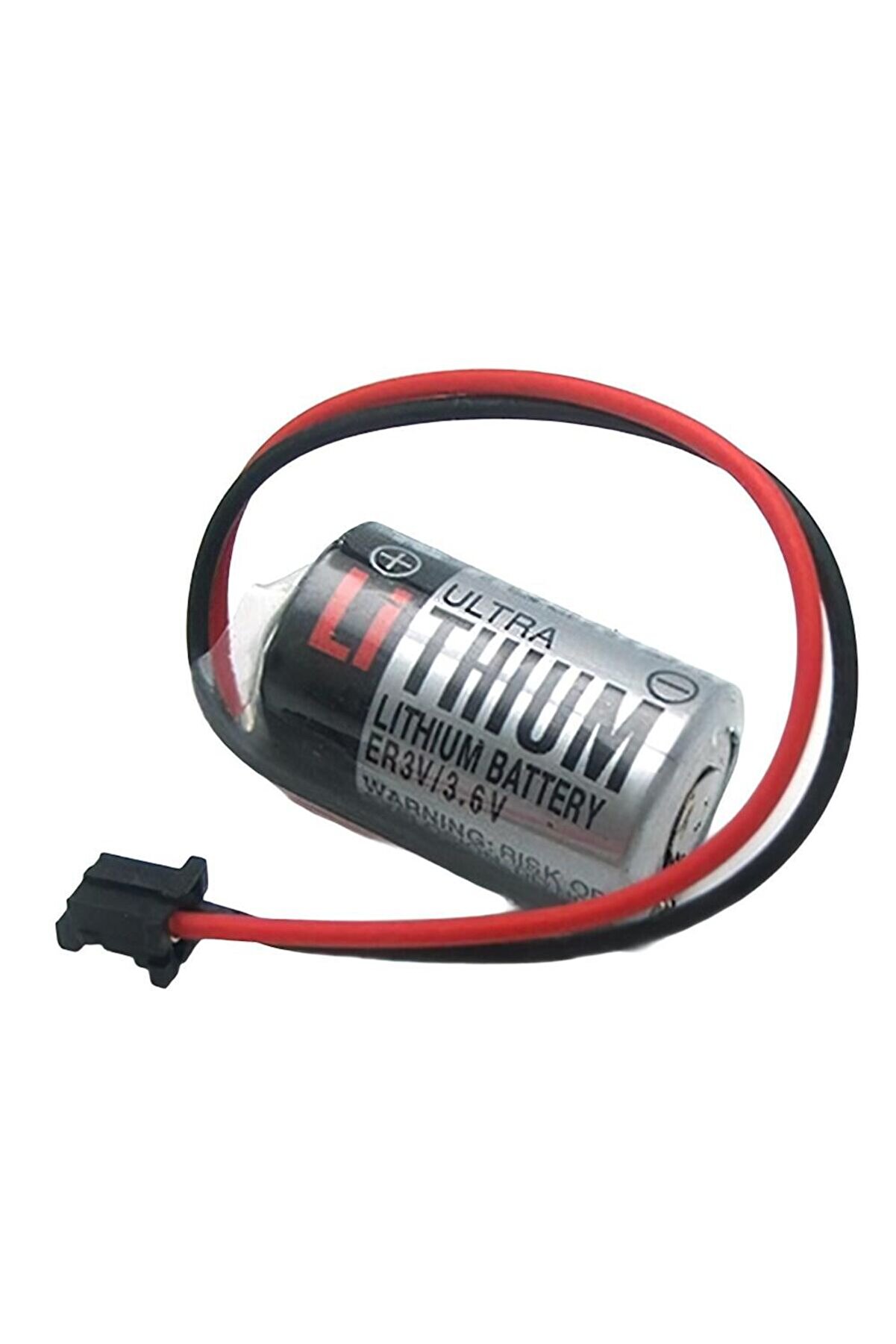 evimdeyokyok ER3V 3.6V 1/2AA Size Lithium Pil - Siyah Soket