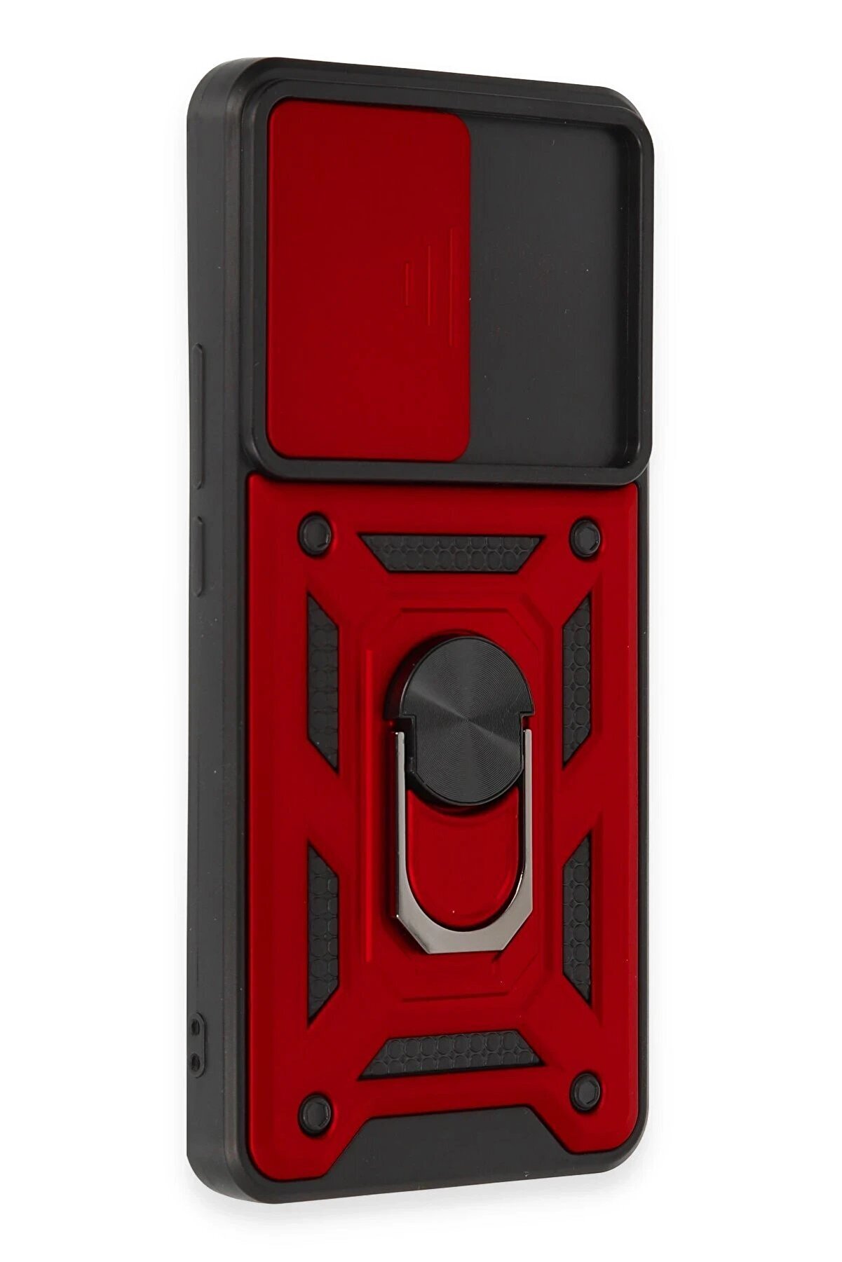 Xi̇aomi̇ Mi̇ 12T Pro Kılıf Pars Lens Y&uuml;z&uuml;kl&uuml; Si̇li̇kon - Kırmızı - Dropx8526-4125