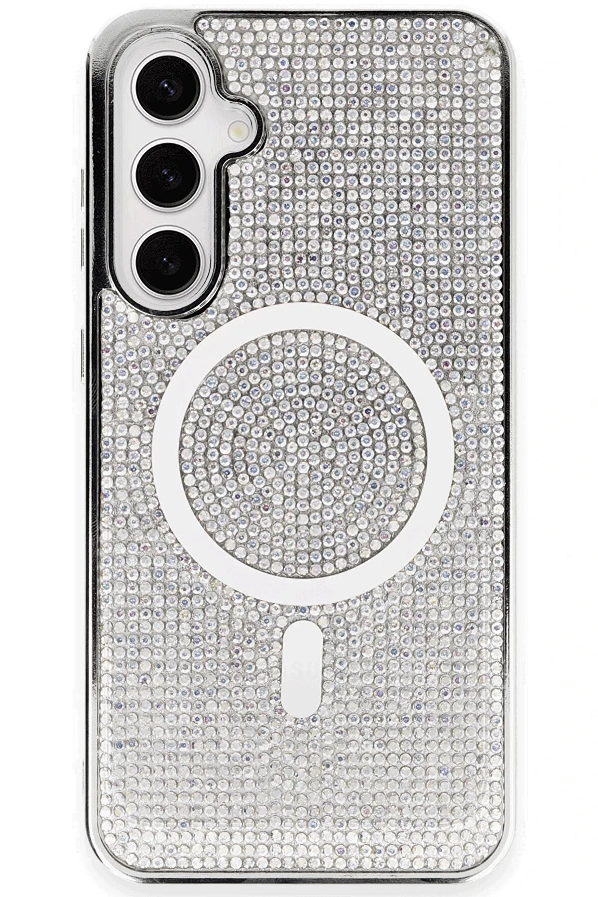 CepteToptan Samsung Galaxy S23 Kılıf Diamond Magsafe Kapak - Rainbow - DROPX1195-5533