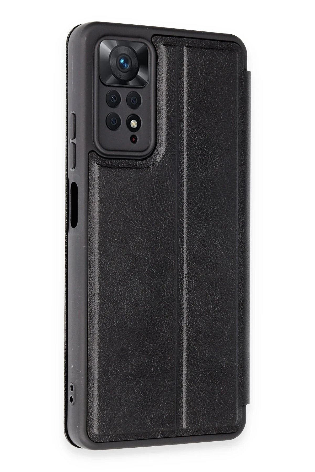 Xi̇aomi̇ Redmi̇ Note 12 Pro 4G Kılıf Fli̇p Cover - Si̇yah - Dropx6785-1027