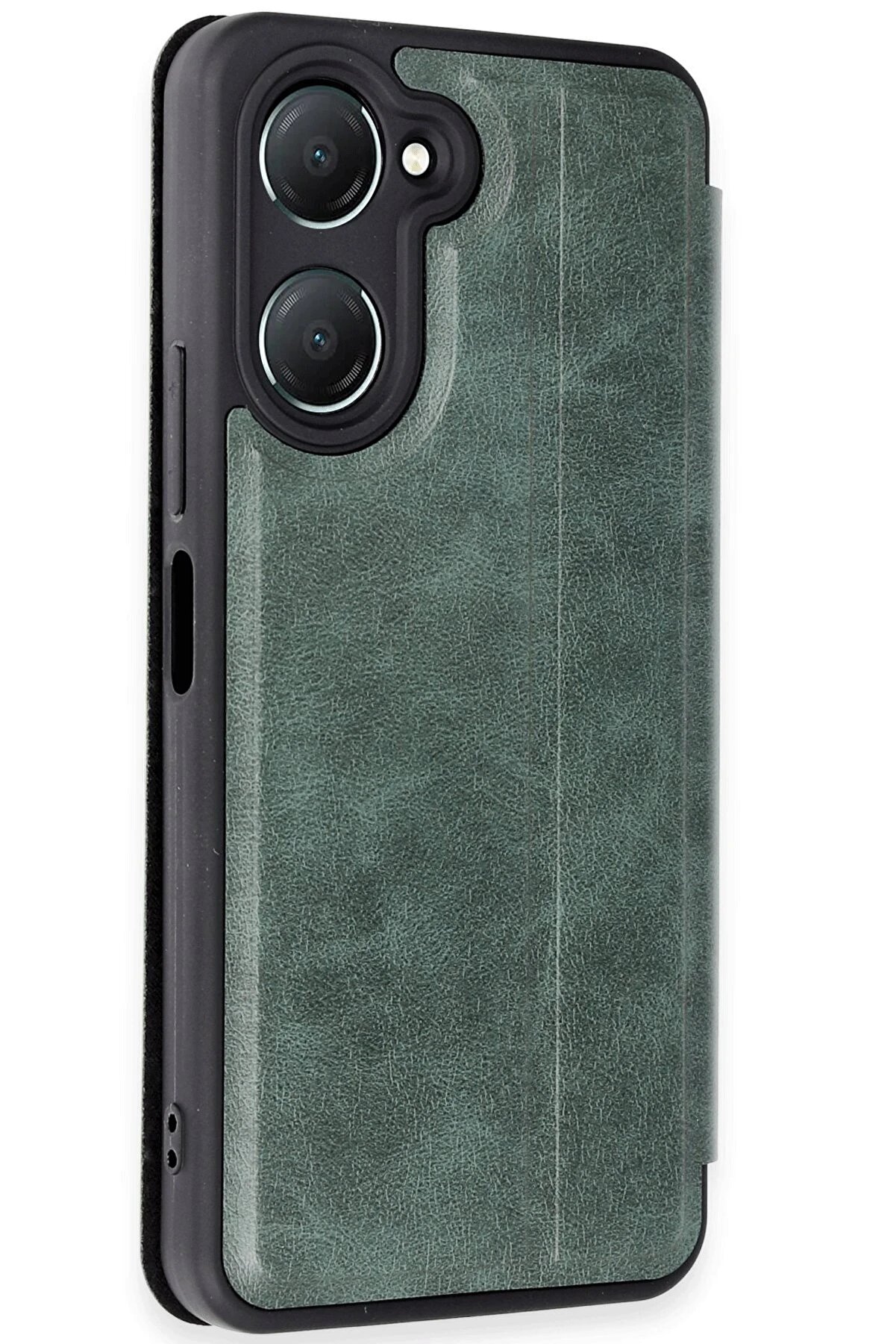Vi̇vo Y18 Kılıf Fli̇p Cover - Koyu Yeşi̇l - Ogz6262-9871