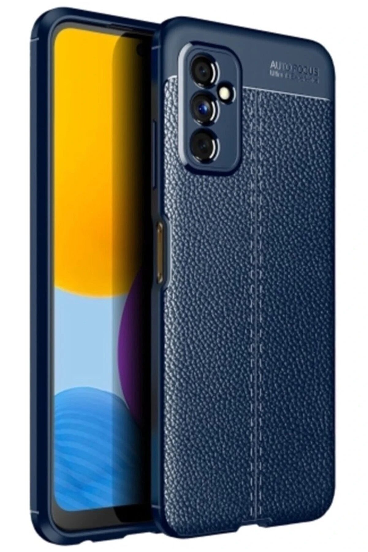 CepteToptan Samsung Galaxy M52 5G Kılıf Auto Focus Kapak - Lacivert - DROPX4595-4256