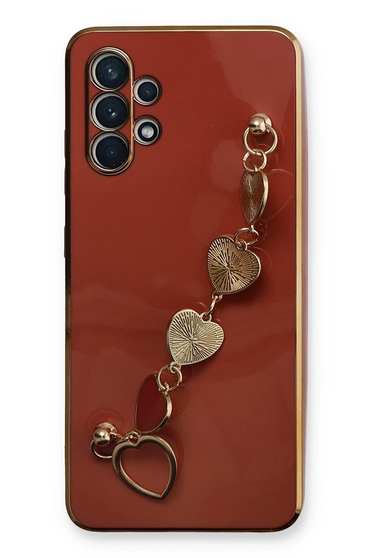 Samsung Galaxy A32 Kılıf Esi̇la Si̇li̇kon - Kırmızı - Dropx3759-3898