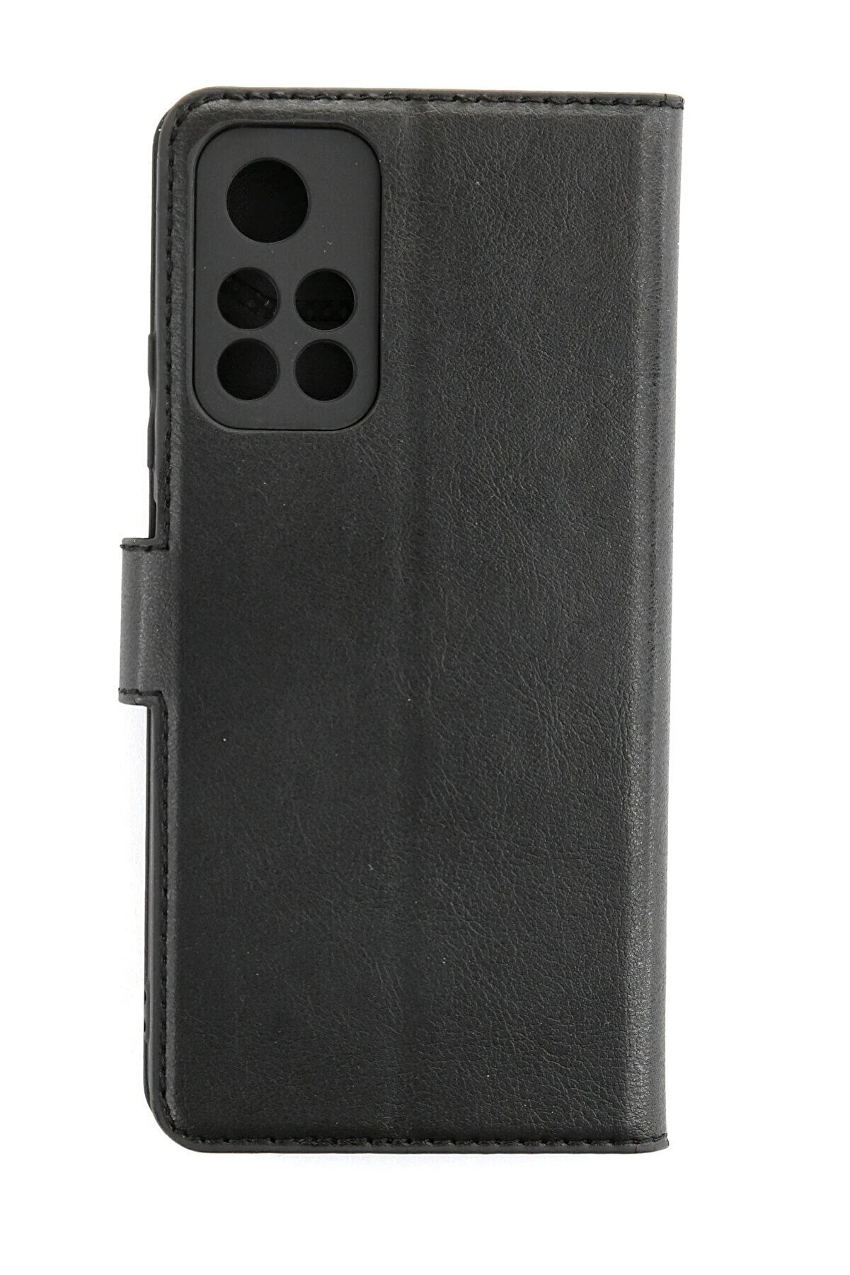 CepteToptan Xiaomi Redmi Note 11T Kılıf Trend S Plus Kapaklı Kılıf - Siyah - DROPX6673-9267