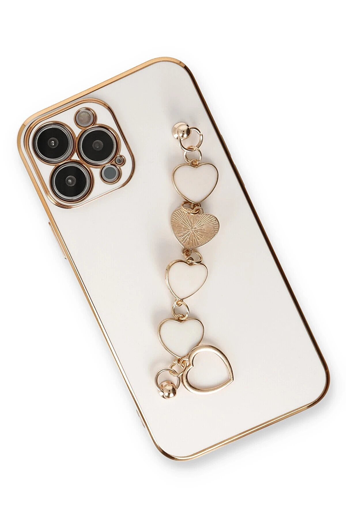 İphone 13 Pro Max Kılıf Esi̇la Si̇li̇kon - Beyaz - Dropx4739-3780