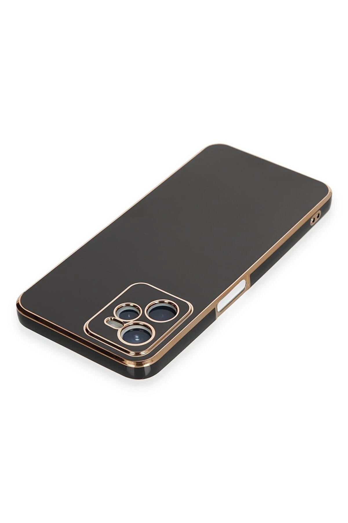 Realme C35 Kılıf Volet Si̇li̇kon - Si̇yah - Dropx4344-3860