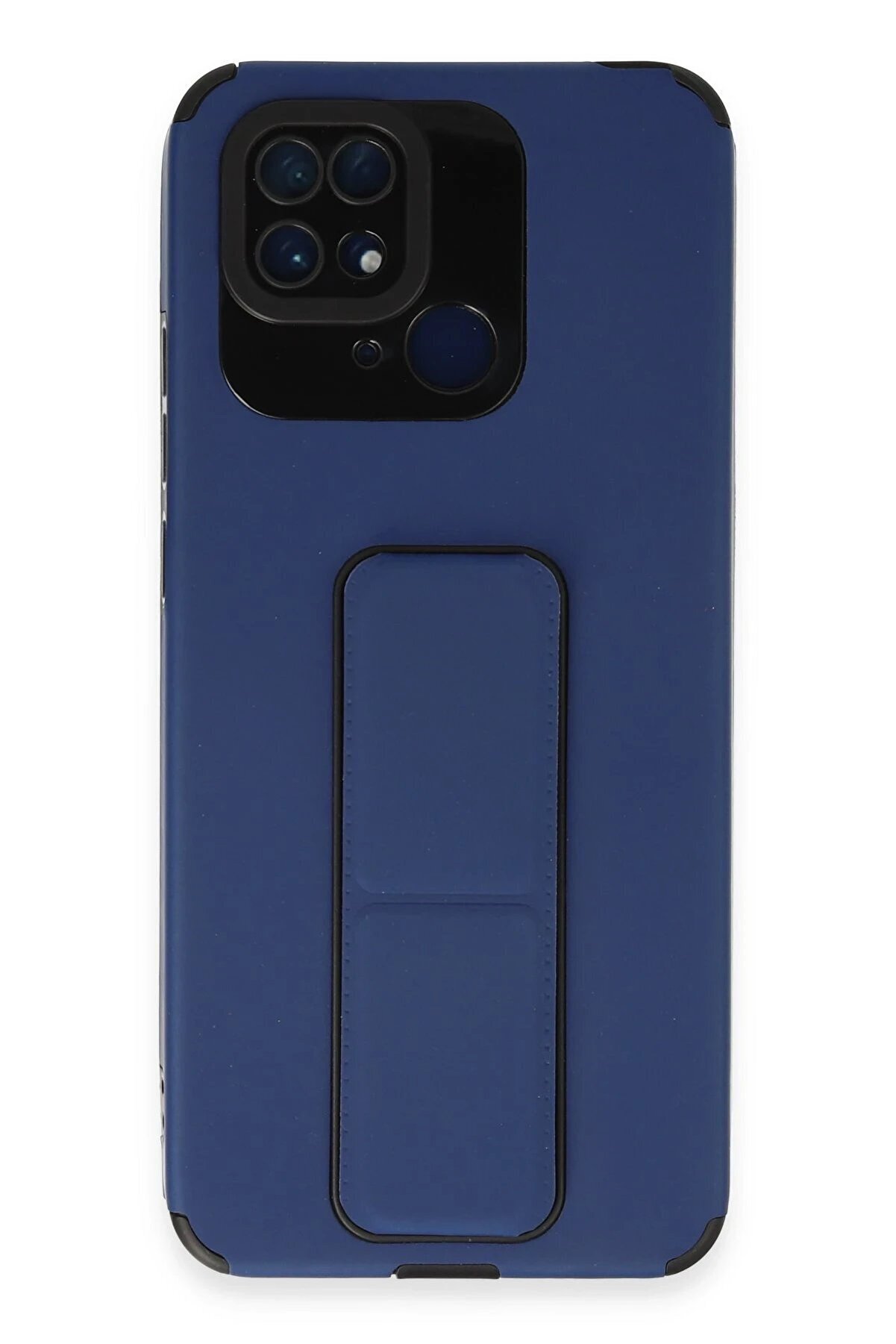 Xi̇aomi̇ Redmi̇ 10C Kılıf Mega Standlı Si̇li̇kon - Mavi̇ - Dropx7108-2088