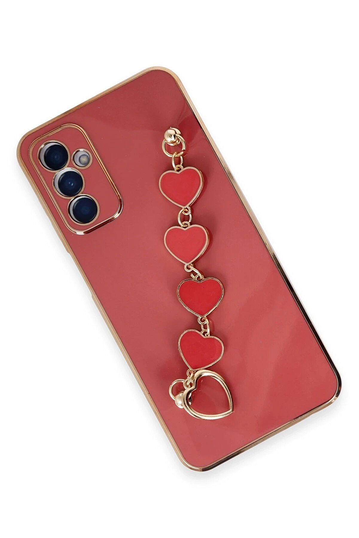 Samsung Galaxy A14 4G Kılıf Esi̇la Si̇li̇kon - Kırmızı - Dropx8137-8621