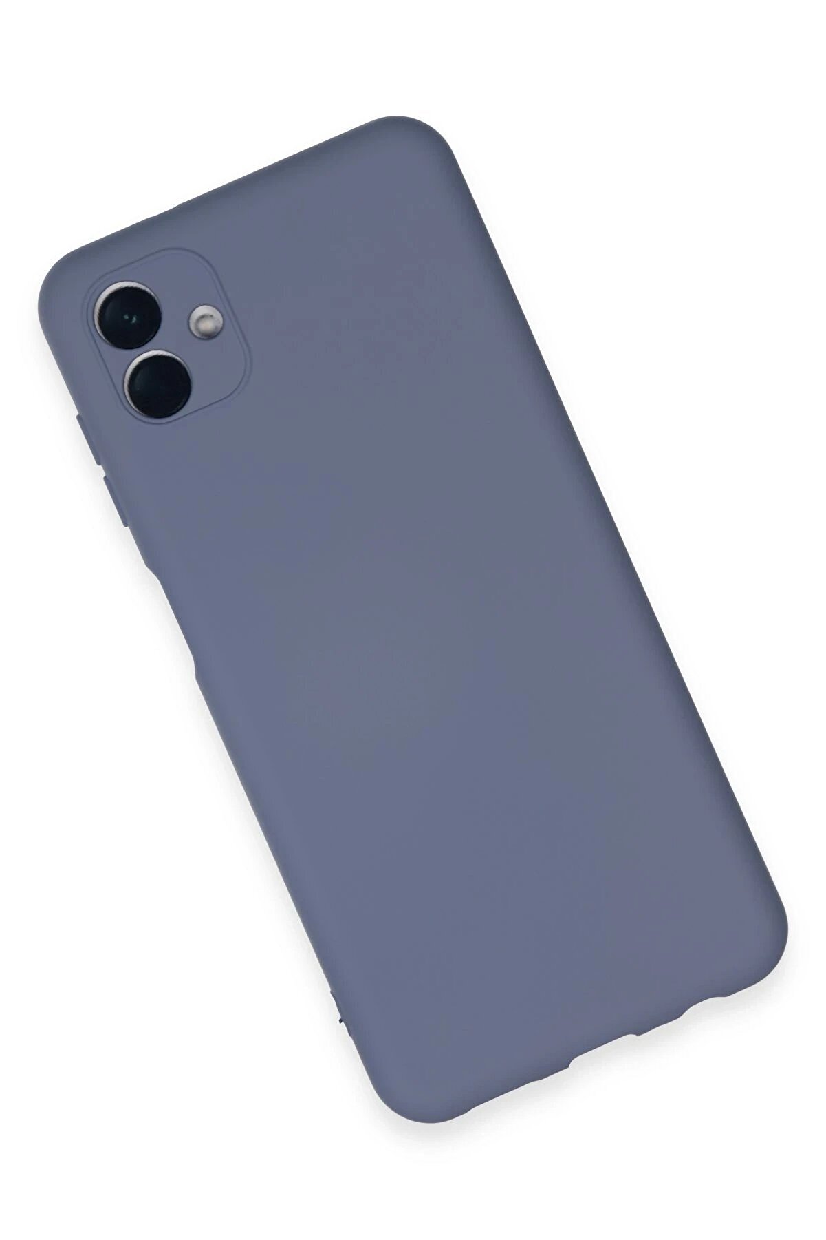 Samsung Galaxy A04E Kılıf Nano İçi̇ Kadi̇fe Si̇li̇kon - Gri̇ - Dropx7281-2692