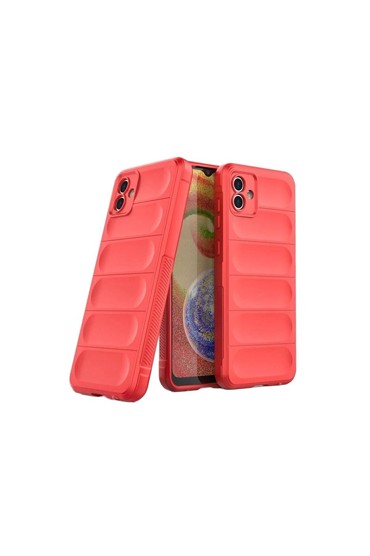 Samsung Galaxy A06 Kılıf Opti̇mum Si̇li̇kon - Kırmızı - Dropx5748-6333