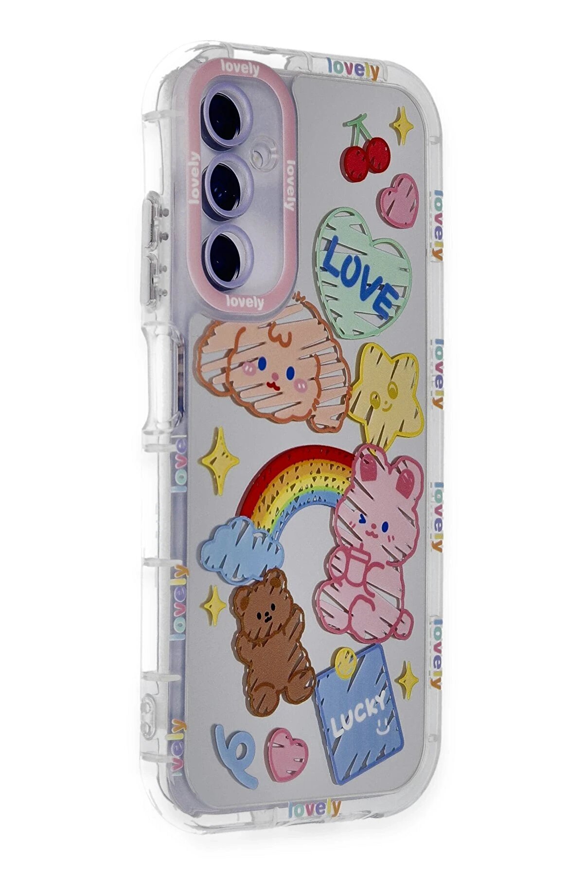 CepteToptan Samsung Galaxy A15 4G Kılıf Reflexion Desenli Kapak - Desen 4 - DROPX6867-9535