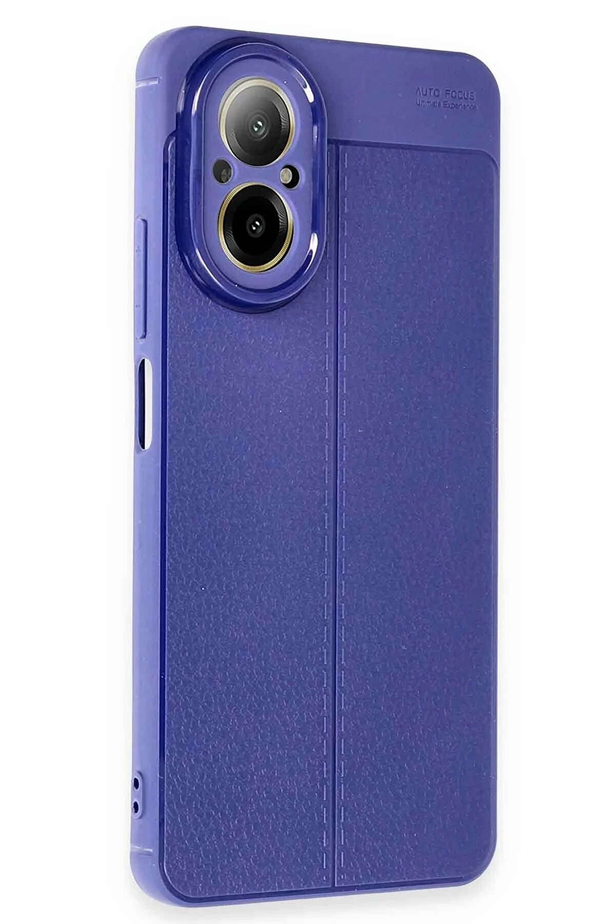 Realme 12 Li̇te Kılıf Auto Focus Kapak - Laci̇vert - Dropx2284-9780