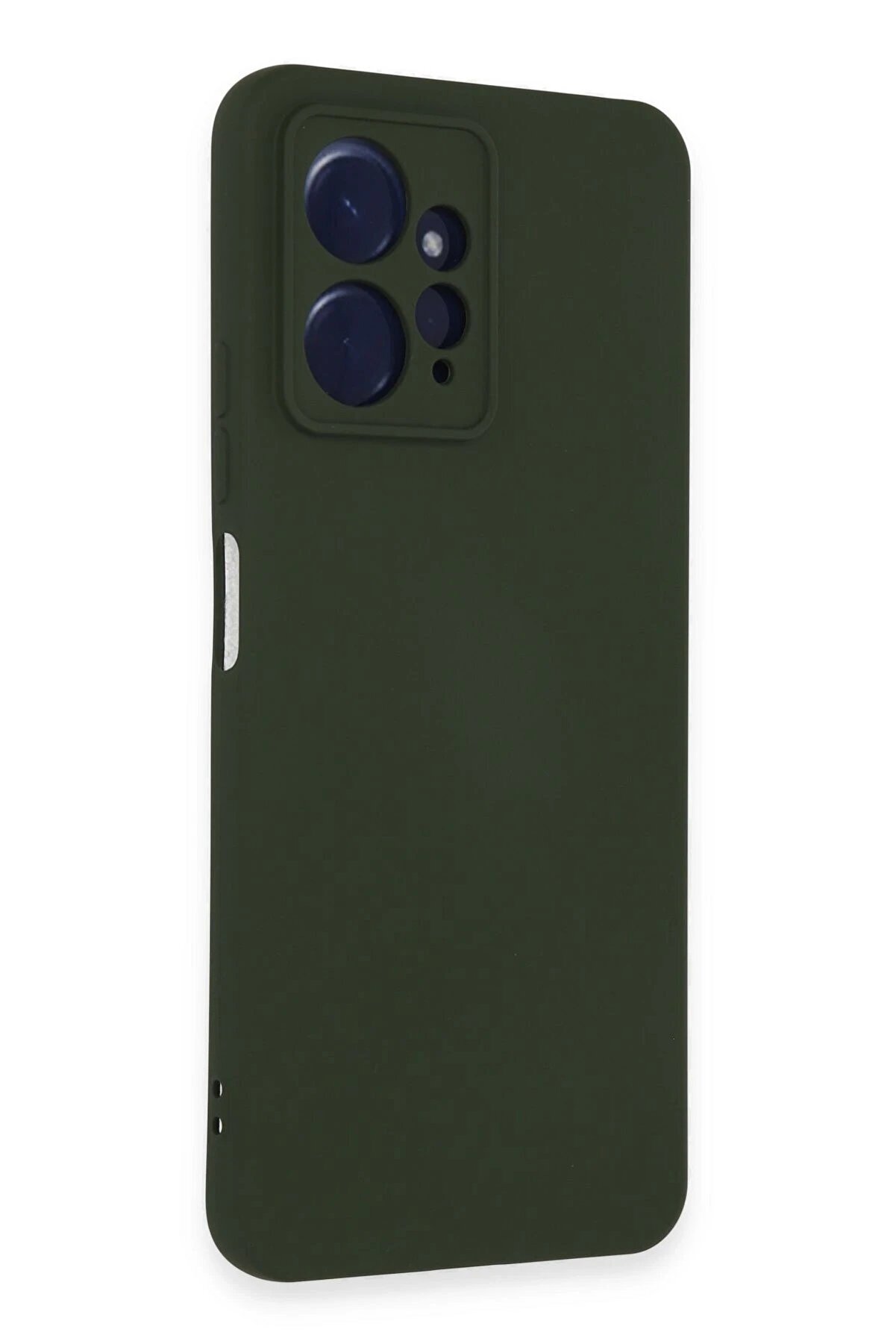 Xi̇aomi̇ Redmi̇ Note 12 4G Kılıf Nano İçi̇ Kadi̇fe Si̇li̇kon - Koyu Yeşi̇l - Dropx4532-1828