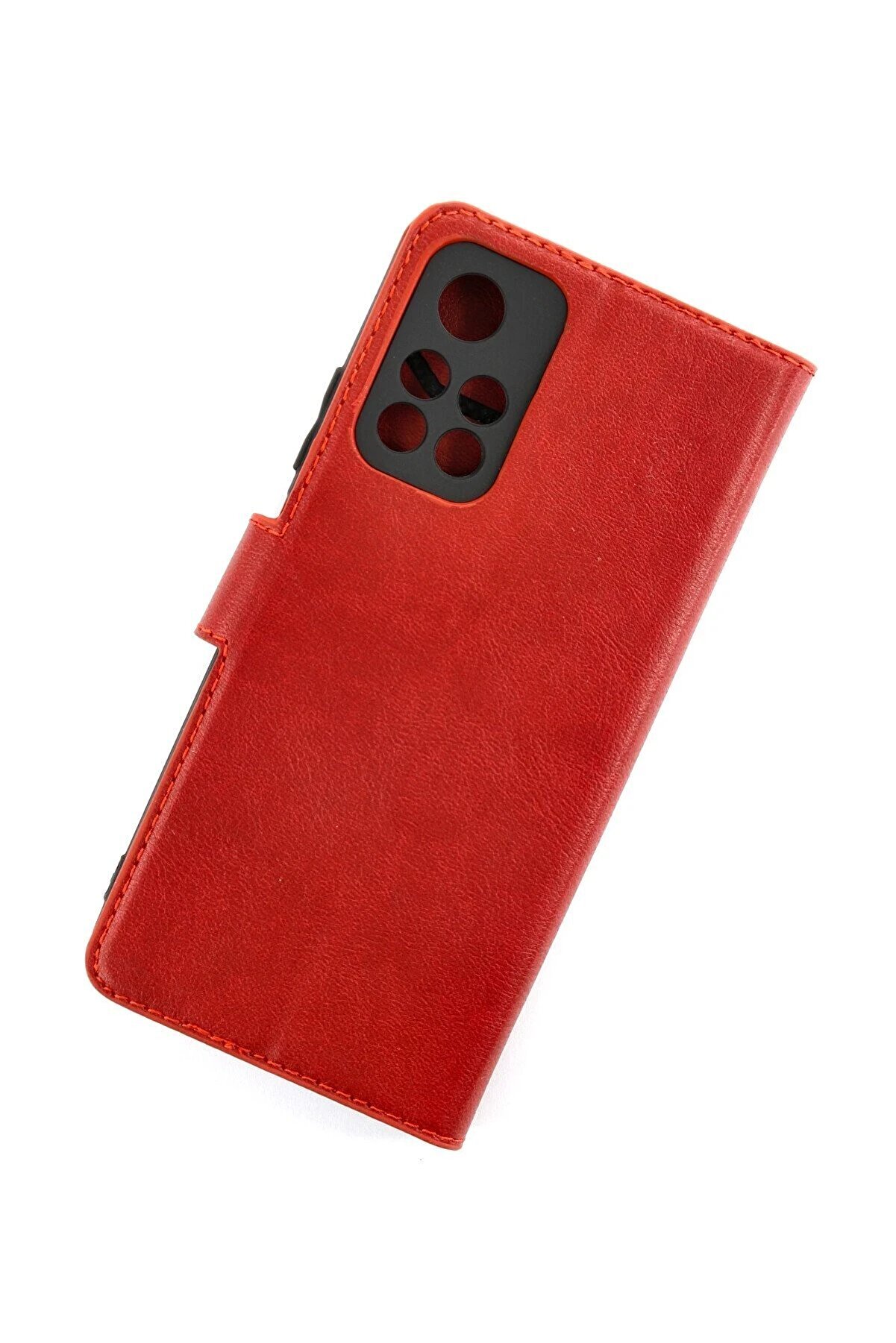 Xi̇aomi̇ Redmi̇ Note 11T Kılıf Trend S Plus Kapaklı Kılıf - Kırmızı - Dropx5764-7961