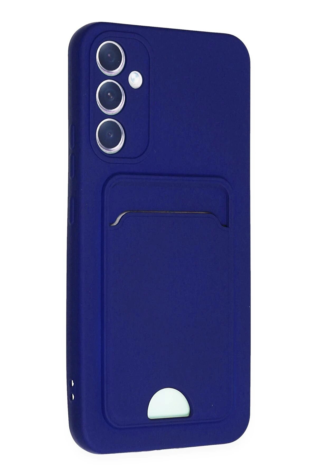 Samsung Galaxy A25 5G Kılıf Kelvi̇n Kartvi̇zi̇tli̇ Si̇li̇kon - Laci̇vert - Dropx9548-9899