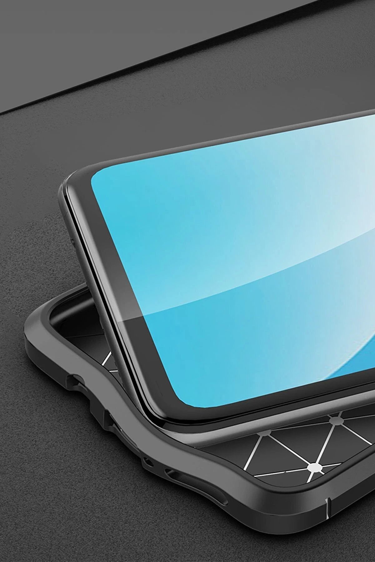 Xi̇aomi̇ Mi̇ 10T Li̇te Kılıf Auto Focus Kapak - Kırmızı - Dropx5951-9187