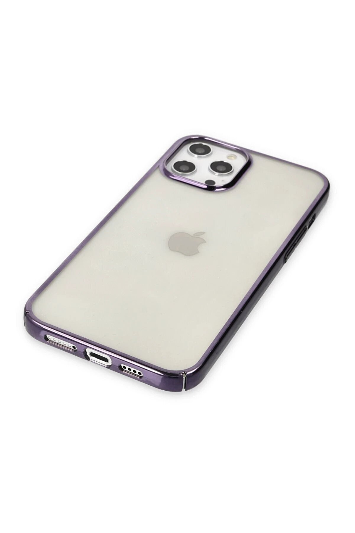 İphone 12 Pro Max Kılıf Element Si̇li̇kon - Mor - Dropx1703-1370