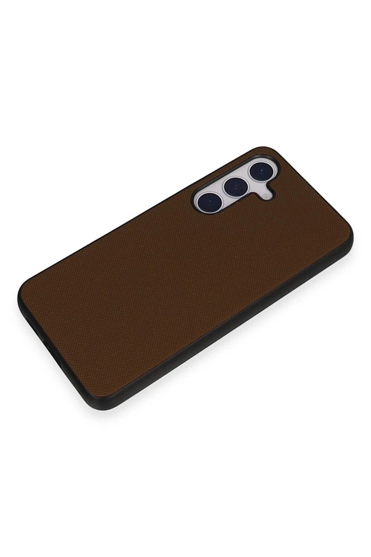 Samsung Galaxy S24 Uyumlukılıf Taft Kapak - Kahverengi̇ - Dropx3461-9527