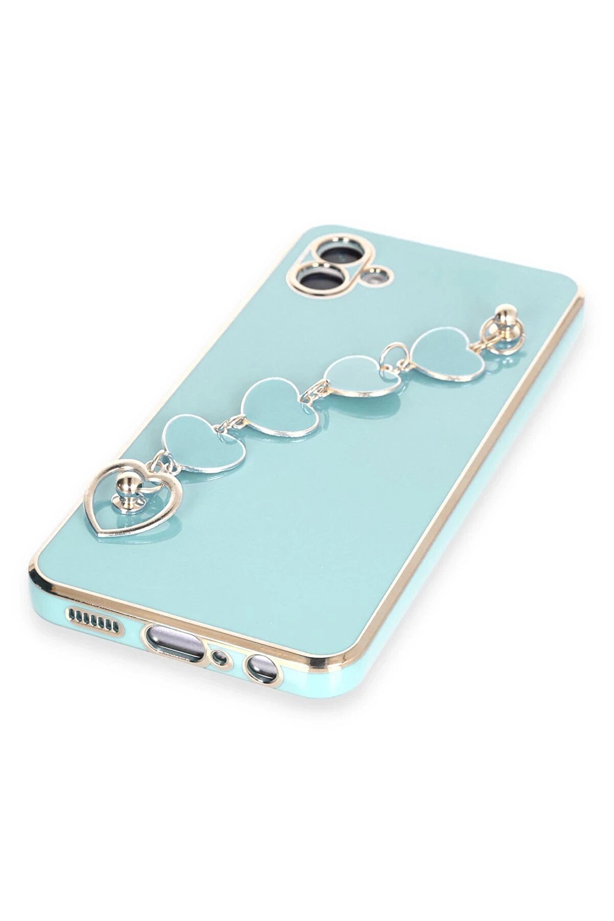 Samsung Galaxy A04 Kılıf Esi̇la Si̇li̇kon - Su Yeşi̇li̇ - Dropx2952-9252