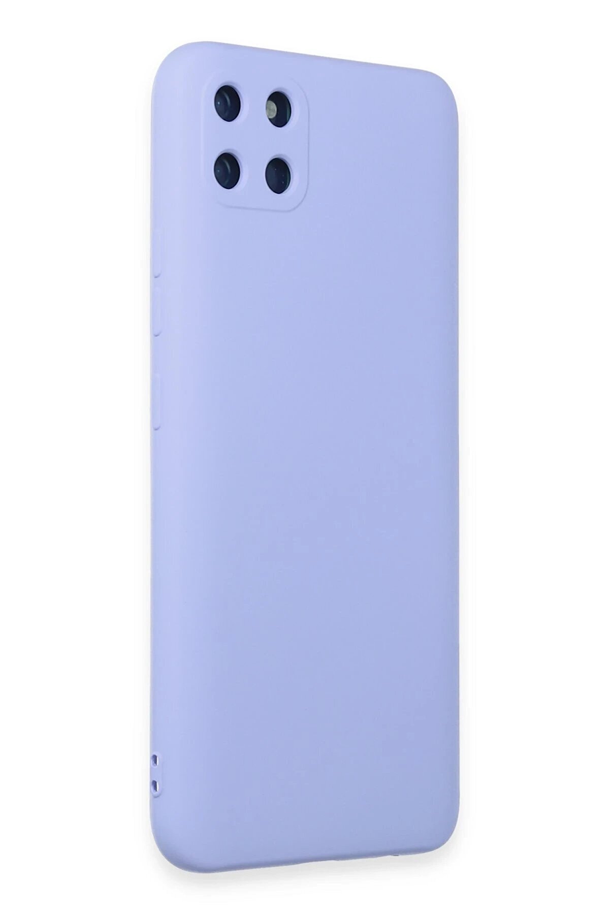 Realme C11 Kılıf Nano İçi̇ Kadi̇fe Si̇li̇kon - Li̇la - Dropx5773-5169