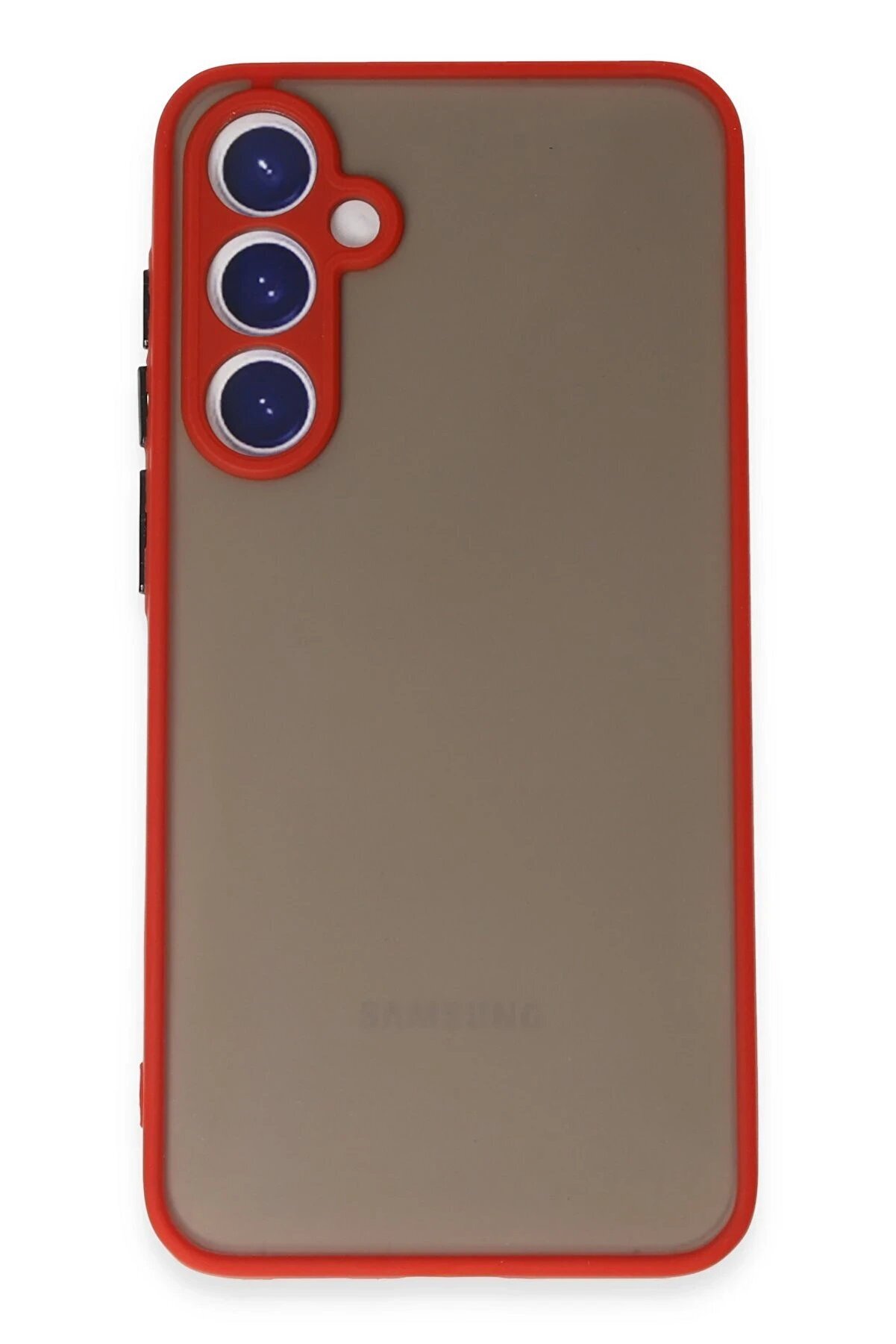 CepteToptan Samsung Galaxy S23 Kılıf Montreal Silikon Kapak - Kırmızı - DROPX1320-7608