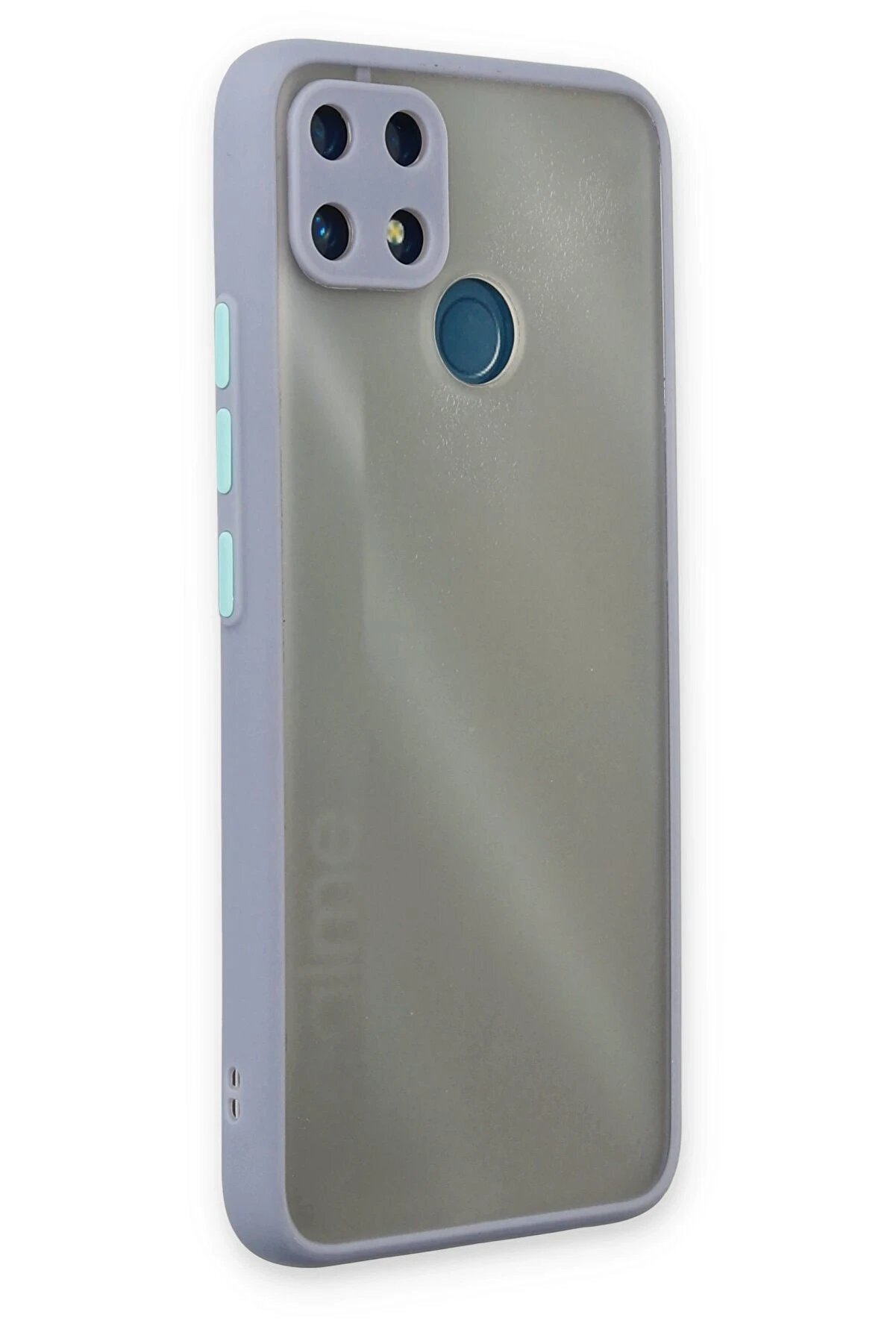 Realme C25 Kılıf Montreal Si̇li̇kon Kapak - Gri̇ - Dropx4358-1524