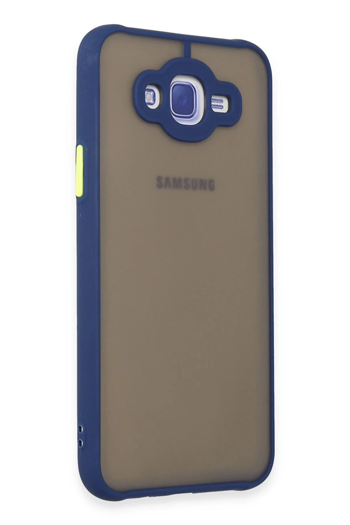 Samsung Galaxy J7 Kılıf Montreal Si̇li̇kon Kapak - Laci̇vert - Dropx9990-4244