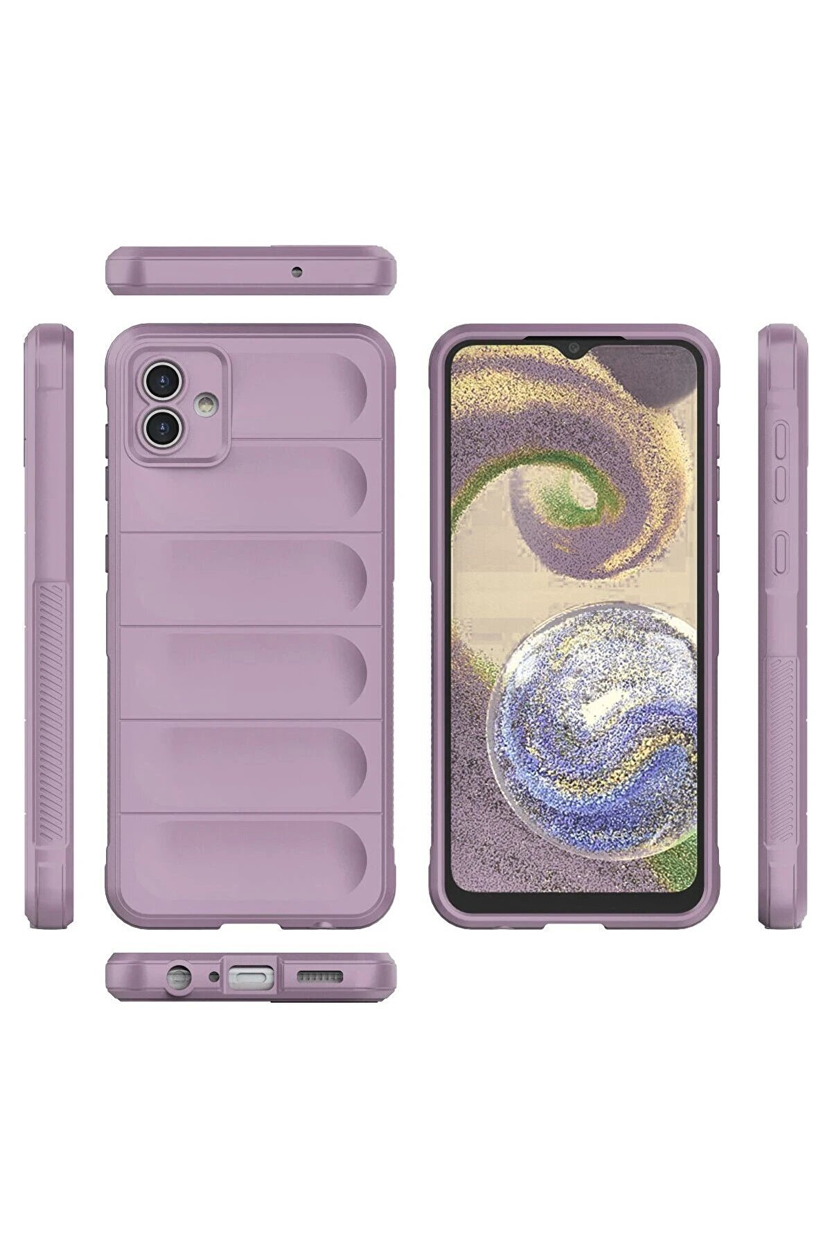 Samsung Galaxy A04E Kılıf Opti̇mum Si̇li̇kon - Mor - Dropx4565-5947