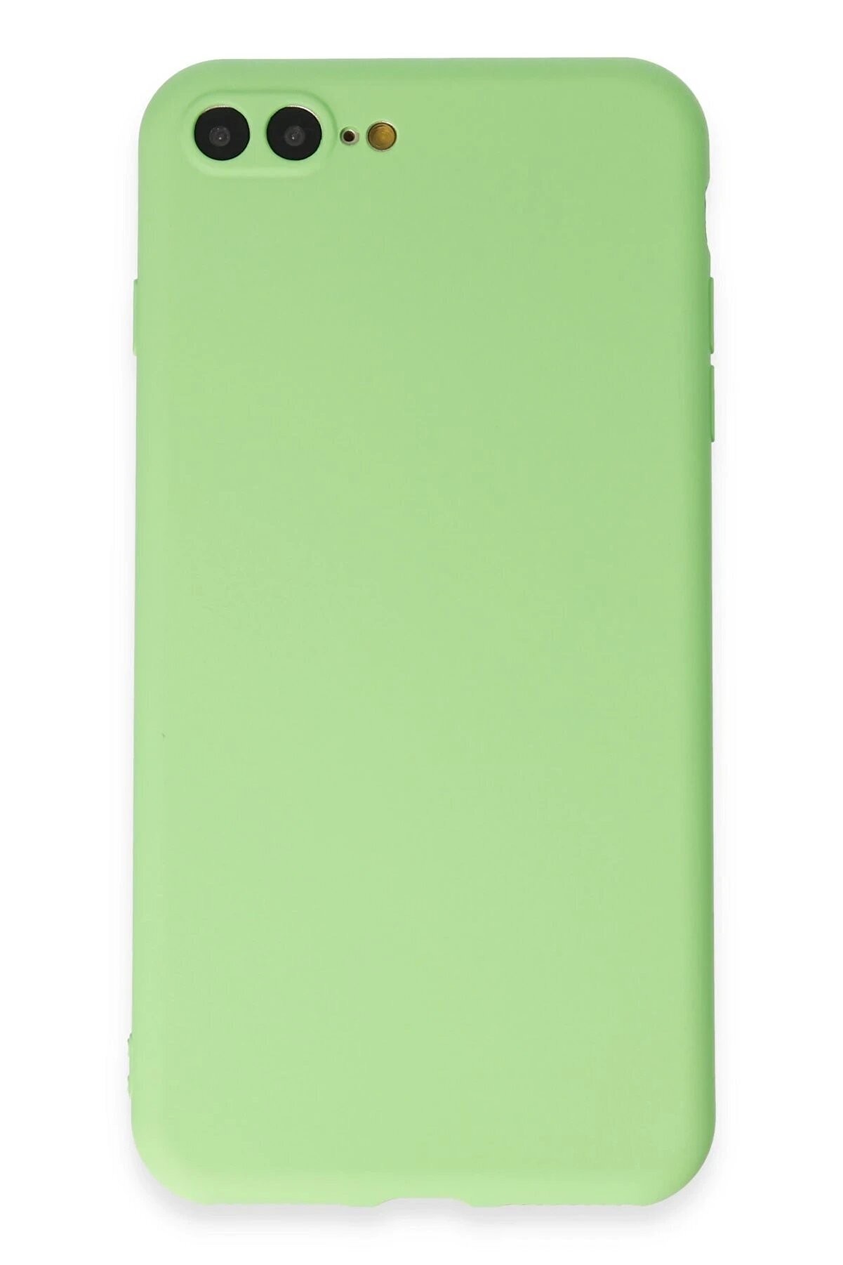CepteToptan iPhone 7 Plus Kılıf First Silikon - Açık Yeşil - DROPX7122-2496