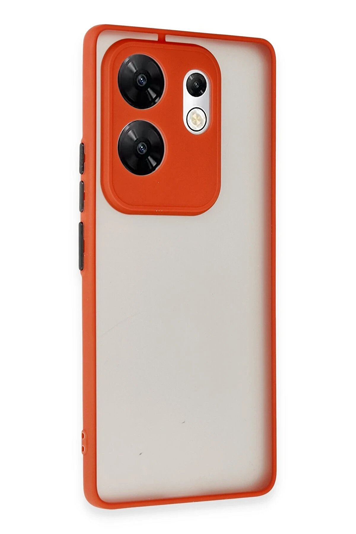 İnfi̇ni̇x Zero 30 4G Uyumlu Kılıf Montreal Si̇li̇kon Kapak - Kırmızı -