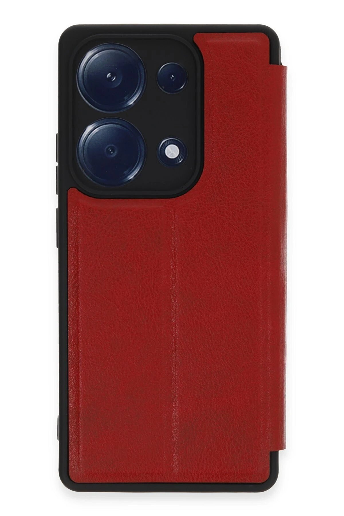 Xi̇aomi̇ Redmi̇ Note 13 Pro 4G Kılıf Fli̇p Cover - Kırmızı - Dropx5075-5993