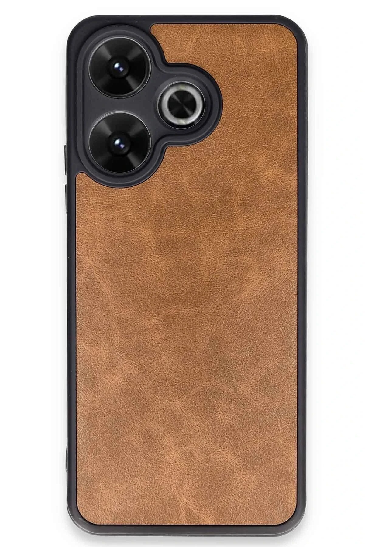 CepteToptan Xiaomi Redmi 13 4G Kılıf Aras Deri Kapak - Taba - DROPX9515-3415